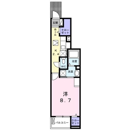 高鷲駅 徒歩9分 1階の物件間取画像